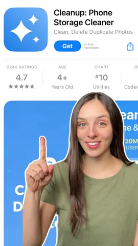The @cleanup.app is a life-savor, and here’s my marketing strategy. 📈 Are they tapping into the content creator market? If not, they should be! Our camera rolls are chaotic, and this app is the holy grail solution.👏🏻 Imagine these hooks: 🪝”If you are a content creator and you don’t have the cleanup app, what are you doing?”  🪝”I used to struggle with an unorganized and messy camera roll until I found the clean up app.” Trust me, apps like this are a lifesaver for us creators. Let’s declutter, stay organized, and elevate our content game! 🌟  Follow me for all things UGC magic➡️ @ugcwithrylee  #ugc #ugccreator #ugccommunity #ugcad #ugcexample #ugcusa #ugctips