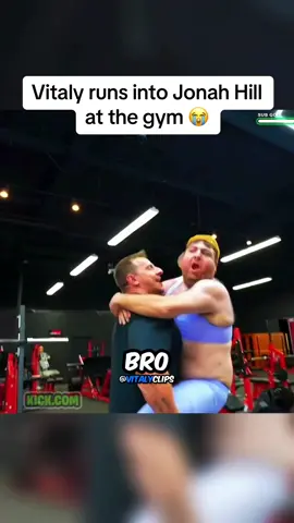 Vitaly runs into Jonah Hill at the gym 😭 #vitaly #vitalyclips #fyp #viral #xyzbca 
