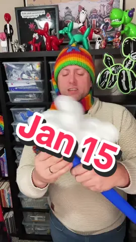 Balloon A Day - Jan 15 #BalloonADay #BalloonJosh #BalloonArt #BalloonArtist #HoustonBalloons 