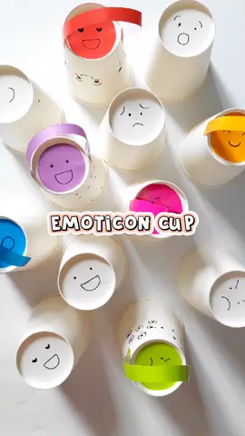 EMOTICON CUP 😁 learn about emotion while stacking cups ✨️ Mengenalkan berbagai emosi pada sikecil ternyata penting lhoo, supaya sikecil bisa belajar mengelola emosi & mengungkapkan perasaannya. Cara yang menyenangkan buat belajar emosi salah satunya pake paper cup dan banyak manfaatnya nih antara lain, ✨️ mengasah motorik halus ✨️ mengenal berbagai emosi ✨️ meningkatkan fokus & konsentrasi ✨️ belajar memecahkan masalah ✨️ belajar keseimbangan save & share yaa, selamat mencoba next time 🐻✨️ follow @leialaland_  buat update ide mainan seru& menarik lainnya. #DIY #crafts #kidsactivities #edutoys #montessori #montessoriathome #montessoriactivity #idebermainanak #emotions #emoticon 