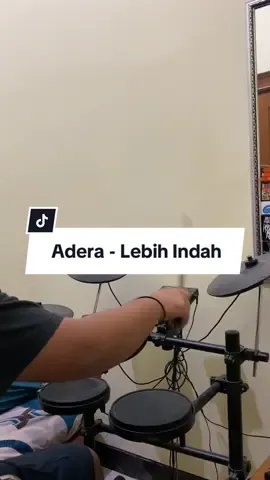 udah 2x cover lagu ini, tapi masih menikmati dan gapernah bosen.  #fyp #fypシ #adera #lebihindah #masukberanda #drumcover 