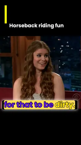 She Is Good At Riding Men's Horses #viral #katemara #craigferguson #latelateshow