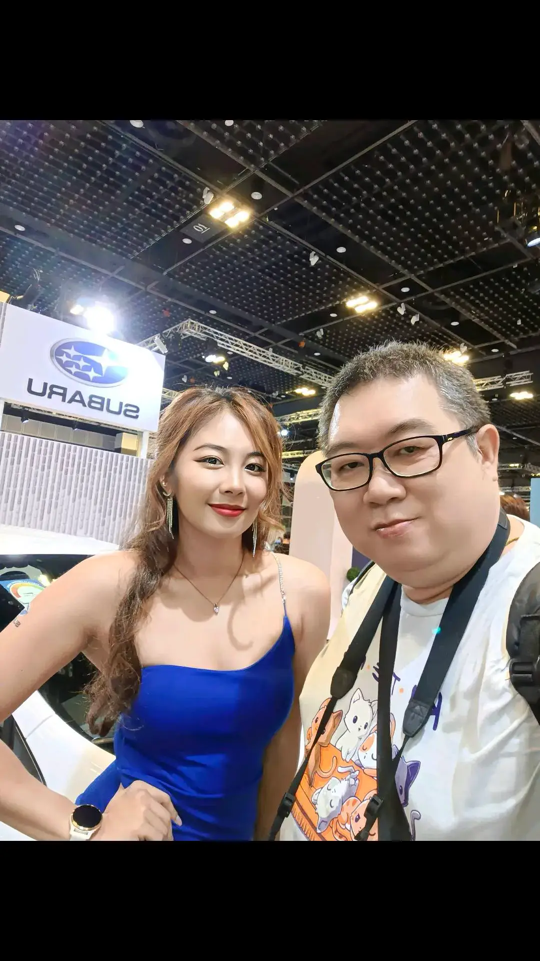 Girls at Singapore Motor Show 2024