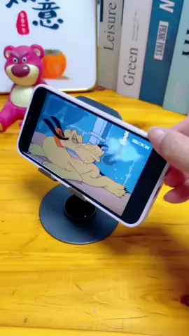 The stand can be rotated 360 degrees and has an all-metal hollow heat dissipation design. It is easy to use and not expensive, and enhances your taste.#tablet stand#mobile phone holder#Rotating cell phone holder#fyp 