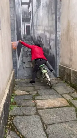 Arte 3D... #art3d #art #artist #ilusion #painting #funny #bridge #arte #desenhonochao 