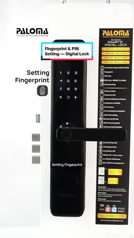 Replying to @Rizki Salimah nst Halo Kak! Untuk mempermudah dalam setting PIN kode maupun Fingerprint dapat kakak tonton videonya sampai habis ya😉 Semoga membantu ya Kak 😊🙏