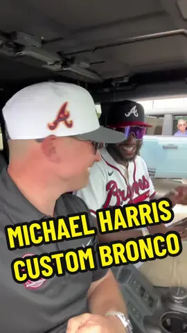 Who’s ready for some Braves baseball?! Big year coming for ATL and Michael Harris. This is a throwback to his APEX Edition Ford Bronco reveal. #braves #baseball #MLB #akinsford #ford #cf #moneymike #realdealneal #wildwillies