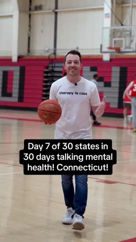 Day 7 of 30 states in 30 days talking mental health! Connecticut! #MentalHealth  #mentalhealthmatters #therapy #connecticut #basketball 