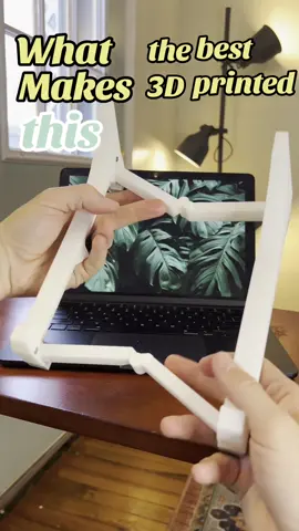 STL files for this laptop stand are on my Patron, link in my bio. Let me know what else to make #3dprinting #techaccessories Design inspired by @3DDB 