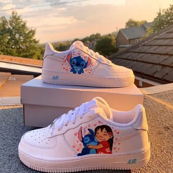 amazing stitch shoes 😍🫶🏻 #stitchshoes #stitchlover #disneyfans #liloandstitch 