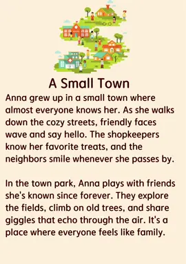 A Small Town #smalltown #townpark #towngirl #fyp #fory #english #englishlesson #englishclass #englishteacher #dailyenglishpractice #learnenglish #dailyenglish 