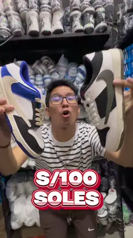 AIR JORDAN 1 TRAVIS SCOTT - ¡PRECIO DE REMATE! 😳 A solo s/.100 soles. ¡Te esperamos! ❤️ #remate #zapatillas #travisscott #perú #cassual #cassualperu #almacen #nike #jordan 