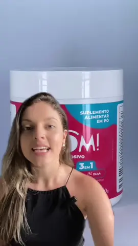Será que essa tal de creatina rosa é boa mesmo? #creatina #bcaa #creatina3em1 #colageno 