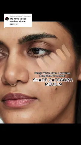 Replying to @.onlyjoao Let’s hear it for the RAAAANGE 👏🏾👏🏽👏🏼  Y’all asked so let’s get even with our *NEW* #FentyConcealer ➡️ shade category: MEDIUM  Skincare-makeup lovers, We’re Even Hydrating Longwear Concealer is the ☝🏽 for YOU! It melts into skin, instantly evening, brightening and hiding dark circles + puffiness for up to 12 hours ⏰  Shop our 5️⃣0️⃣ buildable medium coverage shades tuhhhday at @sephora, @sephoracanada, #sephoraxkohls at @Kohl’s, @Ulta Beauty, + the #fentybeauty site 