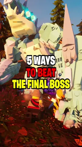 How To Beat The Final Boss in Lego Fortnite! #lego #fortnite #legofortnite #fortnitelego 