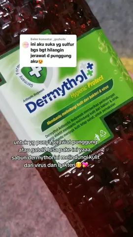Membalas @_guzholic #dermythol #dermytholofficial #antisepticbodywash 