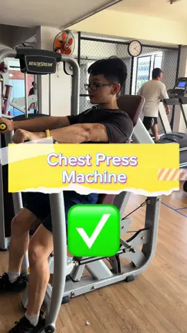 How to Chest Press Machine. #personaltrainer #Fitness #fitnesstips #sabahan #kotakinabalu #gymsabah 