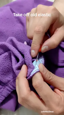 Take off old elastic #sewing #ideas #reuse #sewingproject #recycle 