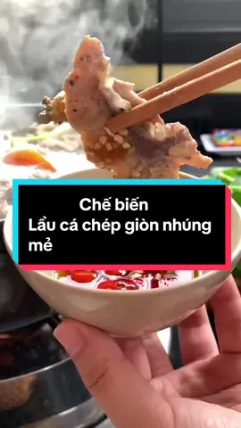 Lẩu cá chép giòn nhúng mẻ của nhà Đậu😍😍 #ThanhThoiLuotTet #dauhomemade #bundauhomemade #amthucmienbac #amthuchanoi #xuhuong #fyp #laucachepgionnhungme 