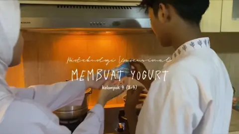 Tugas Biologi - Bioteknologi Konvensional “Membuat Yogurt”  Kelompok 4 (X-4)  - Kayyisa Yumna Nalani Alya Ferasha  Irzani Alfajrian  Maulana Farel Pratama
