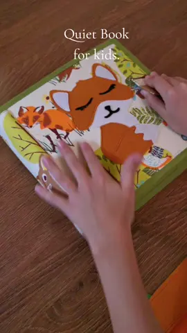 Super cute handmade Quiet Book for 2-4 years old.  Carte senzorială pentru copii, vârsta 2-4 ani. #quietbook #busybook #feltbook #activity #activitiesforkids #kids #learn #learnandplay #play #montessori #montessoriactivities #sensorybook #happykids #smartkids #keepbusy #funny #fun #lovemyjob #handmade #sewing #viral #tiktok #fyp 