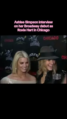 Ashlee Simpson interview on bee Broadway debut as Roxy Hart in Chicago 🥰 #ashleesimpson #ashleesimpsonross #jessicasimpson #westendtheatre #chicago #broadway #broadwaymusicals #roxyhart 