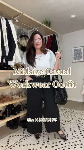 Midsize work outfit for my thick tummy office baddies! #workwear #midsize #midsizefashion #midsizestyle #officeoutfit #MomsofTikTok #midsizeuniversity