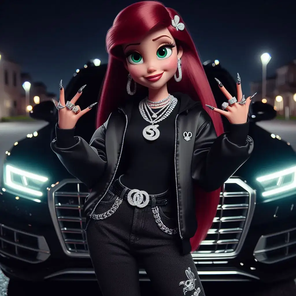 #🖤 #disney #princess #bingai #pfps #ai #aigenerated #disneyai #bing #dalle3 #aiart #trending #xyzbca #trend #disneyprincess #fyp #fy #fypシ゚viral #fypシ #creative #babes #pixar #ki #pixarai #baddies #badgurl😈 #allblack 