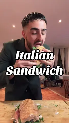 CIABATTA SANDWICH | Prosciutto, Burrata, Insalata, Pomodori secchi, Parmigiano Reggiano 🥪🇮🇹 #sandwich #ciabatta #asmr #costume #prosciutto #classe #fyp #burrata #foodporn #suit #italianfood #italiansandwich #sandwichitalien #croccante #donato #panini #panino #cuisinetiktok #senzamollica #pane #pain #france #fastfood #humor #humour #ref #viralvideo #trend #