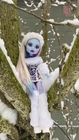 It’s snowing ❄️🌨️☃️ Abbey is enjoying the weather as much as I do🩵 #monsterhigh #monsterhighdolls #mattel #dolls #monsterhighdollscollection #abbey #abbeybominable #abbeydoll #abbeymonsterhigh #abbeybasica #basicabbey #monsterhighg1 #abbeyg1 