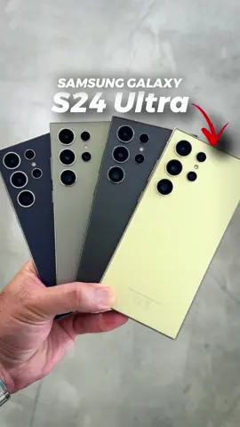 Hands-on with NEW Samsung Galaxy S24 Ultra all colors. Which is the best? 👀  #samsung #s24ultra #galaxys24ultra #techtok #techtips #LearnOnTikTok 