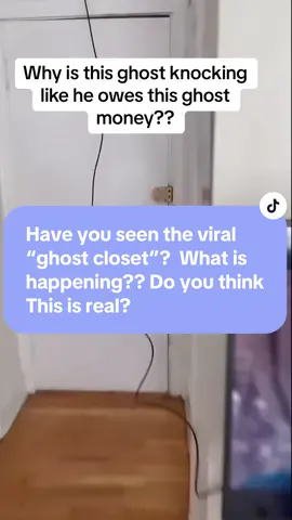 Ive been tagged so many times in this video originally posted by @DominicMatigian what in the world is going on here?  Ghost? Super believable prank?  Idk but i do know its very convincing!  What do you all think? #ghost #ghosts #haunted #hauntedhouse #ghostincloset #hauntedcloset #closet #paranormal #paranormalactivity #paranormaltiktok #paranormalvideos #evidence #caughtoncamera #caught #whatshappening #hauntedtok 