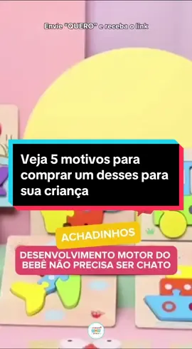 Você sabia que os quebra-cabeças de madeira são excelentes estimuladores da coordenação motora, especialmente para as crianças pequenas.  Veja aqui os benefícios deste brinquedo e me conte nos comentários se você já sabia disso: 1. Habilidade motora fina: Manusear as pequenas peças aprimora a destreza dos dedos para atividades como escrever. 2. Coordenação olho-mão: Encaixar as peças desenvolve a coordenação entre os movimentos dos olhos e das mãos, aprimorando precisão e destreza. 3. Raciocínio espacial: Resolver quebra-cabeças promove o desenvolvimento do raciocínio espacial e da percepção visual. 4. Resolução de problemas: Enfrentar desafios contribui para o desenvolvimento de habilidades de resolução de problemas, incentivando paciência e persistência. 5. Concentração: O processo de montagem exige concentração, auxiliando no desenvolvimento dessas habilidades cruciais. Compre agora mesmo o seu 🤓 👇  Envie “QUERO” para receber o link ou acesse o destaque “Janeiro/24” na rede vizinha #brinquedosdemadeira #quebracabeça #desenvolvimentoinfantil #desenvolvimentomotor #brinquedoseducativos 