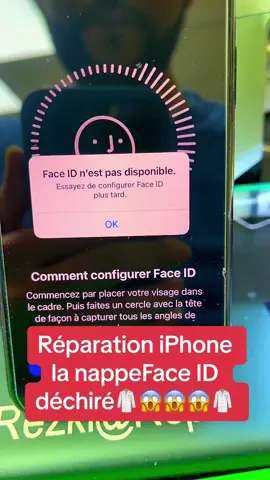 repair iPhone X with a torn Face ID flex #gadget #technologie #hightech #repair #iphone #telephone #samsung #cpu #motherboard #fyp #viral #rezkireality  @🖤 Indira 🖤 
