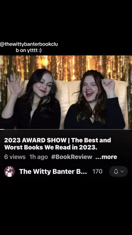 Our BONUS video is out a full award show for the 2023 podcats year. 15 awards…49 books. WHO WILL BE THE WINNER? #BookRecommendations #BookTok #bookish #bookreview #awardshow 