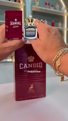 CHEGOU IRMAO GEMEO DO SCANDAL MASCULINO UM DOS PERFUMES MAIS SENSUAIS 🚫‼️‼️ disponivel no site : R$269,90 CANDID ALHAMBRA #majuparfums #cheirosa  #perfume #perfumemasculino 