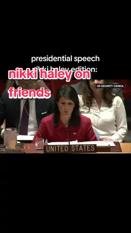 the one where Ross gave better speeches than a presidential candidate.  #friends #nikkihaley #ross #speech #uspolitics #trump #desantis 