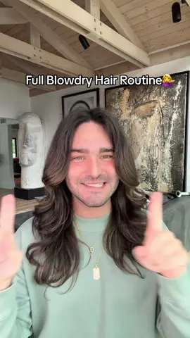 every step of a #hair routine for a full blowout❤️❤️ from the pre-shampoo to the hair product for finishing touches ❤️❤️ #hairstyle #hairtransformation 