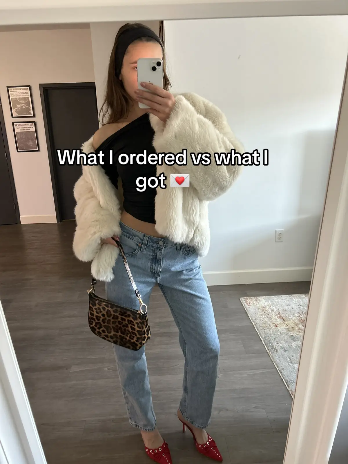 Amazon try on haul, what i ordered vs what i got💌#amazonhaul #tryonhaul #winterfinds #winteroutfitfinds #amazonwinterfinds #longsleevegoingouttops #wintergoingouttops #amazonwinterhaul #amazon2024finds #2024trends #leathertop #kittenheels #cheetahprint #cheetahprinteverything 