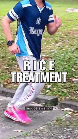 [GDV0020 (UM) - RICE TREATMENT (low budget ed.🤭)]  RICE treatment is a primary response to minor sports injury. So, enjoy the video, learn RICE, and make knowledge your favourite gain!🤩 credits: videographer: @desny actor: @naqeb editor: @desny voice-over: @desny music: @capcut
