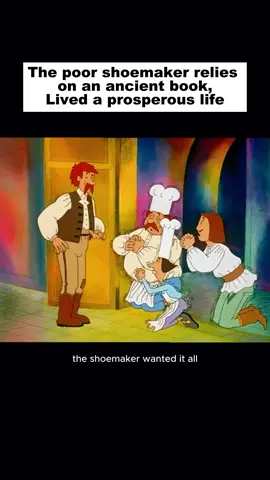 The poor shoemaker relied on an ancient book to lead a prosperous life#tiktok #animecommentary #anime 