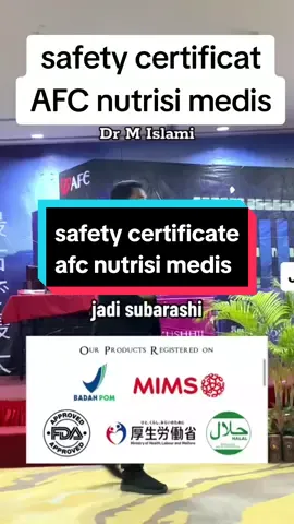 afc nutrisi medis, penjelasan dr.M islami  . . . #nutrisi #produkafc #farmasijepang #produkjepang #subarashi #utsukushii #infokesehatan #ginjal #jantung #stroke #diabetes #gerd 