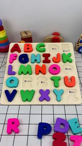 A B C D……wooden puzzles#woodentoy #toysforkids #puzzles #toysoftiktok #educationaltoy #woodentoys #fyp #toy 