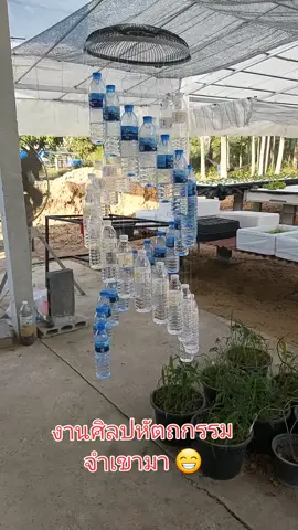 มังกรคู่ #โมบายขวดน้ำ 