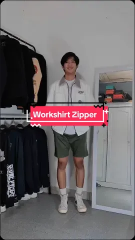 Workshirt Zipper - Dritto Cloth . . . #workshirt #zipper #OOTD #outfit 