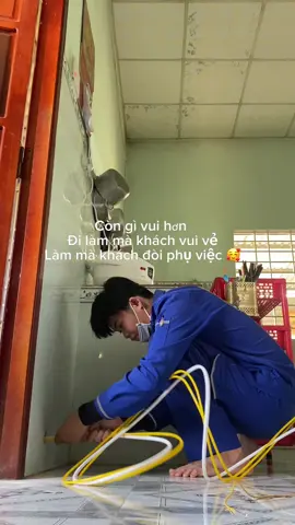 Được đi làm vào thời điểm kinh tế khó khăn này , mà gặp được khách vui vẻ, là 1 niềm vui ạ 🥰#ThanhThoiLuotTet #điệnlạnh #nghedienlanh #muikhoanrutloi #muikhoanbetong #dngc #dcgr 