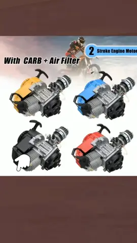 Only RM376.98 for 49CC 2 Stroke Motocycle Complete Engine Motor Carburetor With Air Filter CARB Pocket Bike Mini Dirt ATV Quad! #2stroke 