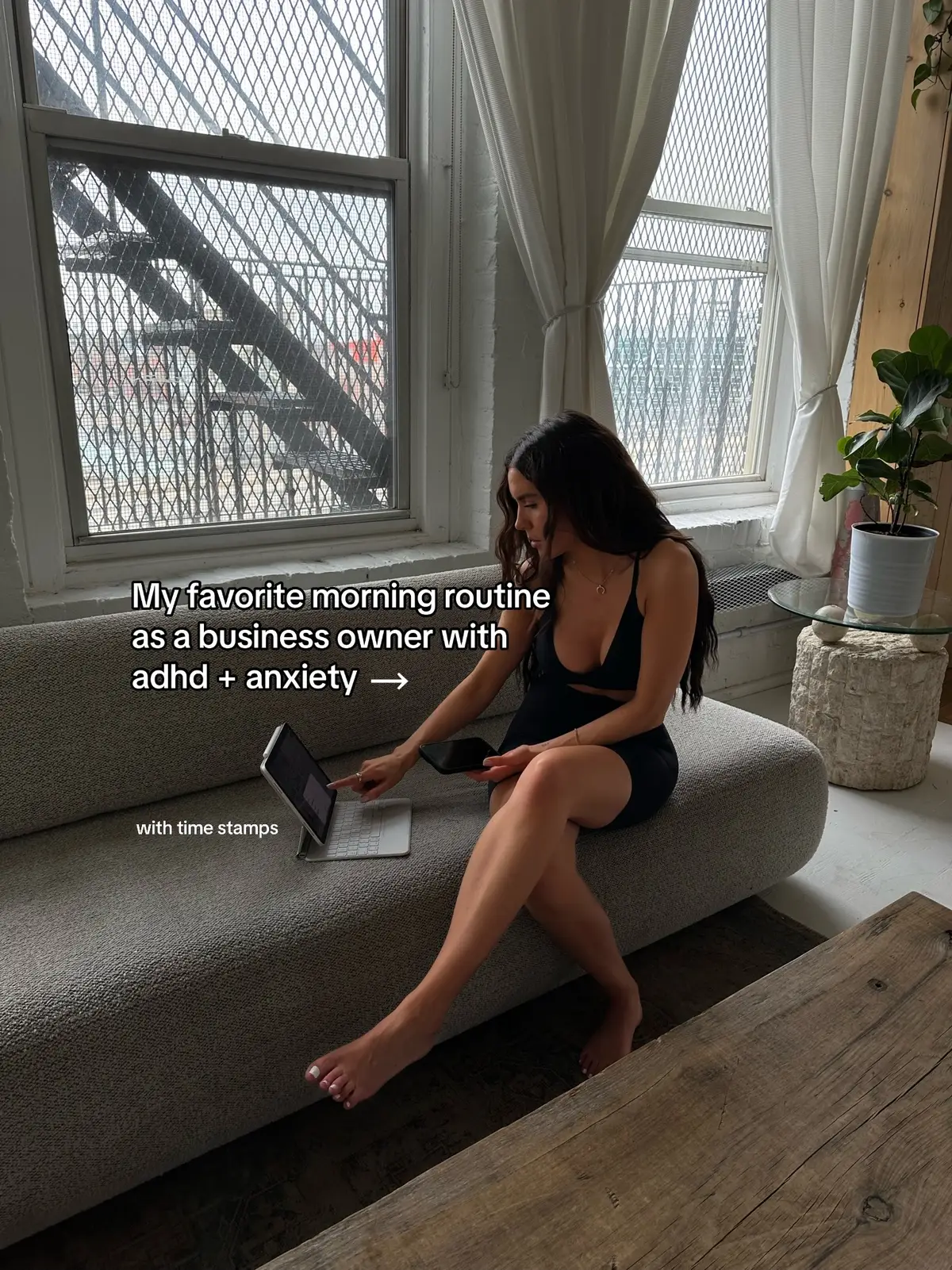 do all of these steps happen every day? ofc not. there are plentyyy of days that I sleep past my alarm, something comes up, etc. howeverrrr, when I do take the time to prioritize these things I notice a huge difference in my focus and production through out the day. not to mention, i’m calm as a cucumber going into any tasks that day.  #morningroutine #anxiety #adhd #productivity 