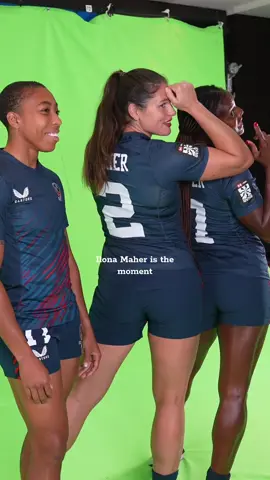 Always serving 🔥 #HSBCSVNS #ilonamaher 