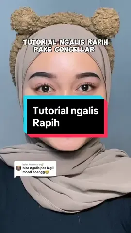 Membalas @𝘿🍜nah yang ini ngalisnya versi pake concellar, kalo pake concellar emang jadi bener bener rapi dan simetris gais #tutorialalis #tutorialngalis #browpomade #implorabrowpomade #ngalisantigagal 